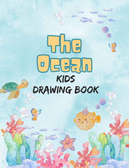 Best Selling 100 Cute Ocean Animals Coloring Pages Adult and Kid Coloring Pages Printable Digital Instant Download PDF Best Selling Popular