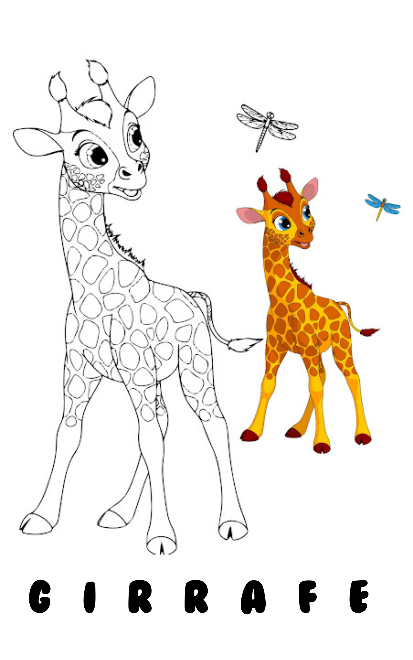 “20 Adorable Animals Coloring Book for Kids – Fun & Easy Printable PDF | Only $2!”