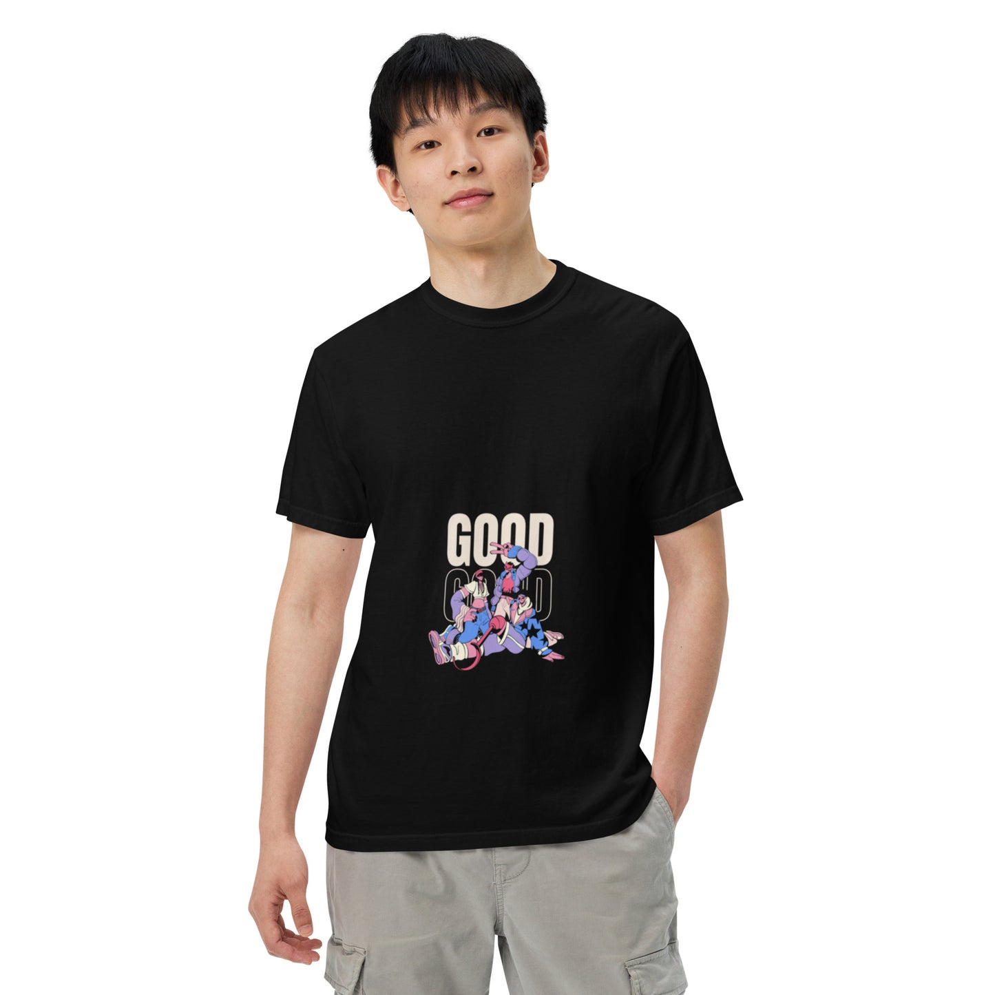 Unisex garment-dyed heavyweight t-shirt