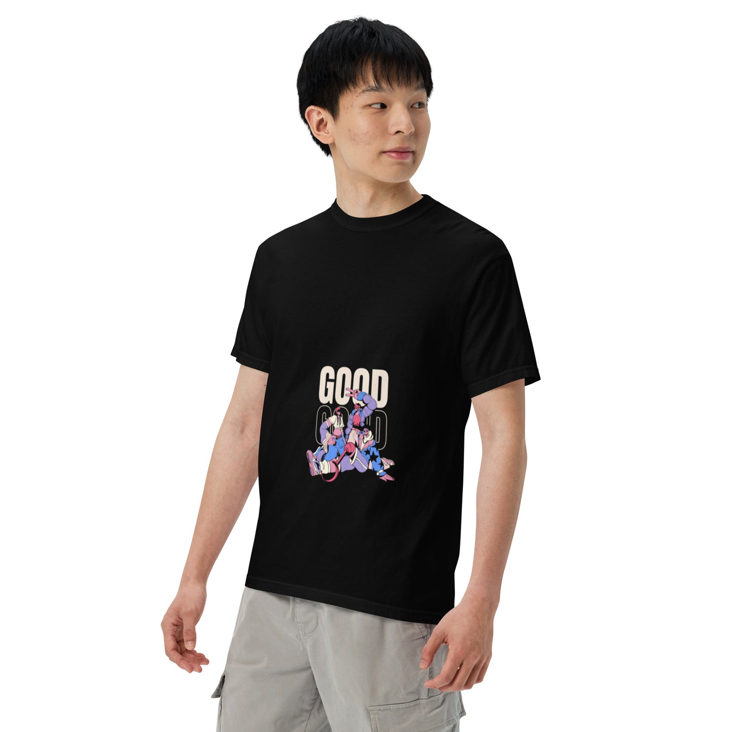 Unisex garment-dyed heavyweight t-shirt